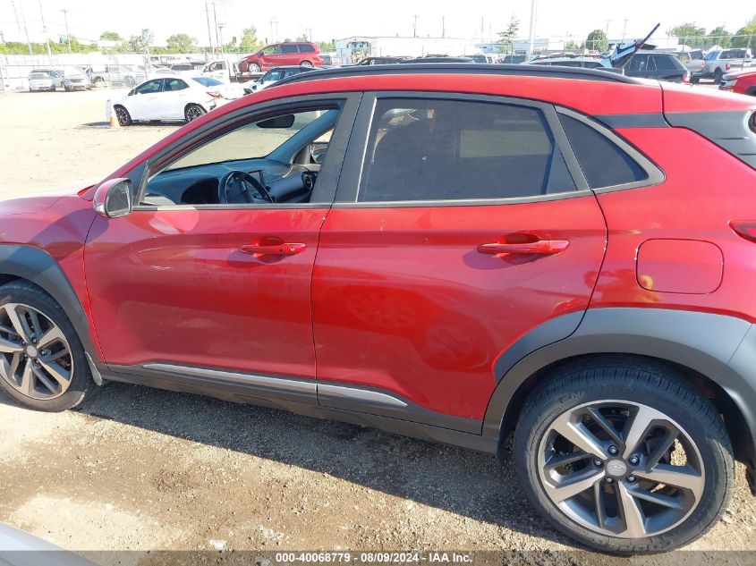 2018 Hyundai Kona Limited VIN: KM8K3CA54JU165695 Lot: 40068779