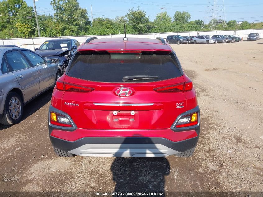 2018 Hyundai Kona Limited VIN: KM8K3CA54JU165695 Lot: 40068779