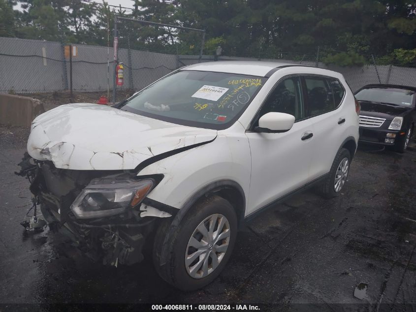 VIN KNMAT2MT3GP703069 2016 Nissan Rogue, S/Sl/Sv no.2