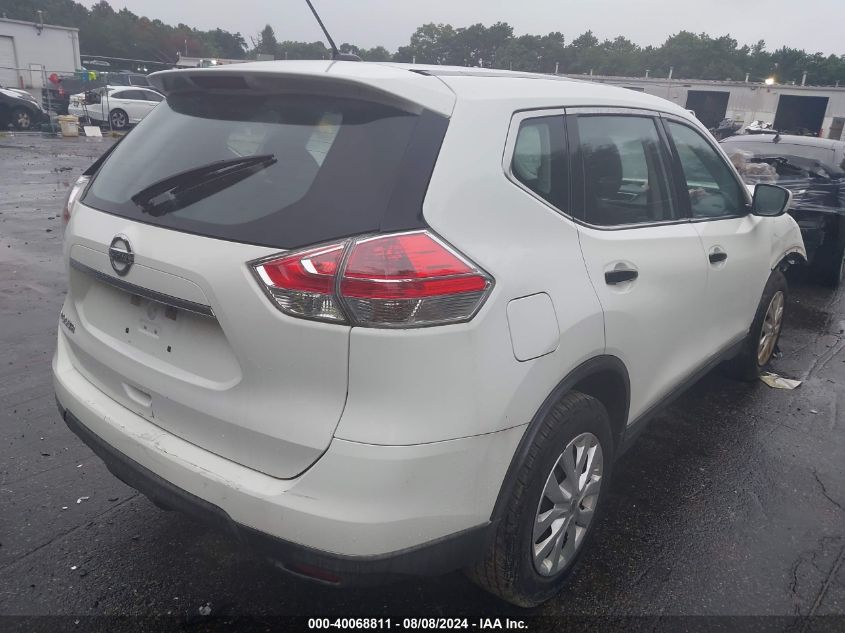 VIN KNMAT2MT3GP703069 2016 Nissan Rogue, S/Sl/Sv no.4