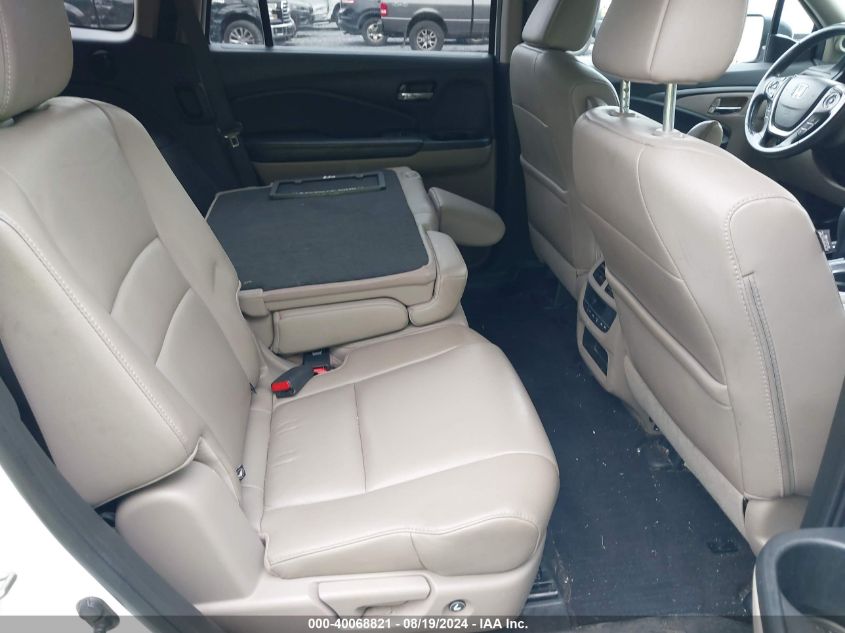 2016 Honda Pilot Ex-L VIN: 5FNYF6H59GB080401 Lot: 40068821