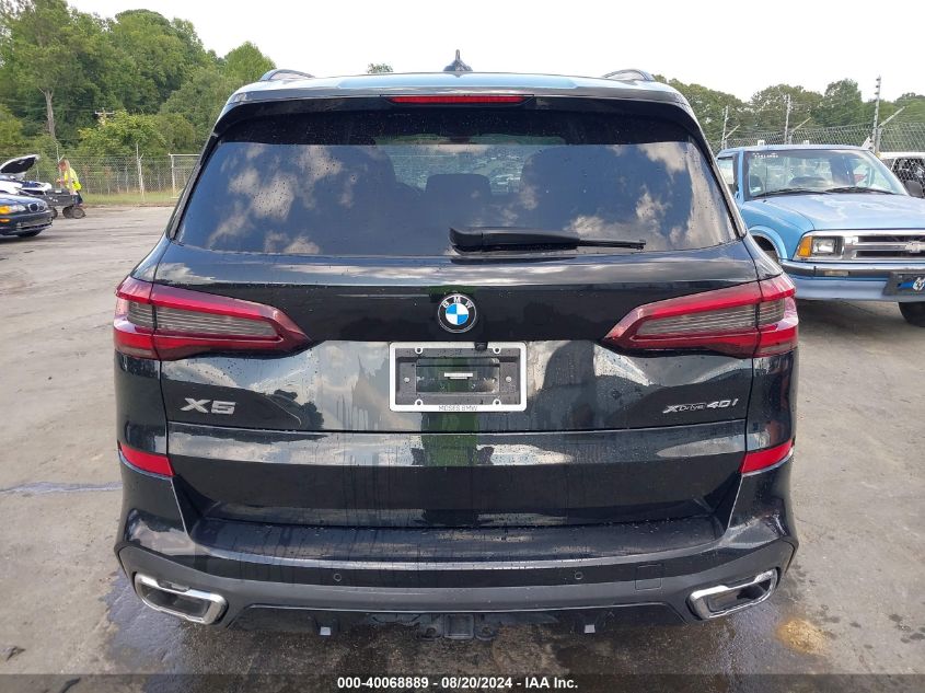 2022 BMW X5 xDrive40I VIN: 5UXCR6C09N9M05759 Lot: 40068889