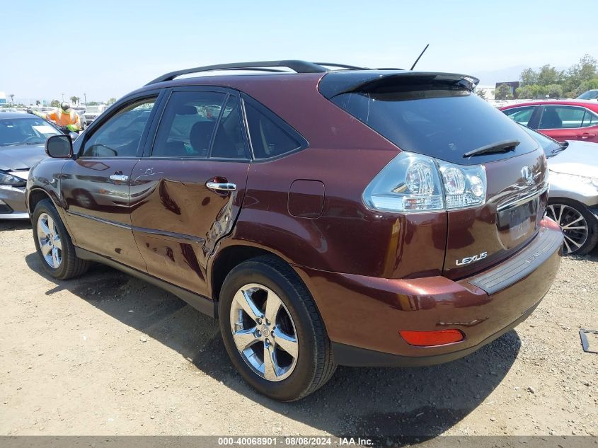 2008 Lexus Rx 350 VIN: JTJGK31U589850447 Lot: 40068901