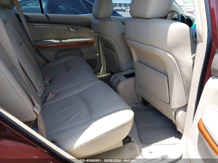 2008 Lexus Rx 350 VIN: JTJGK31U589850447 Lot: 40068901