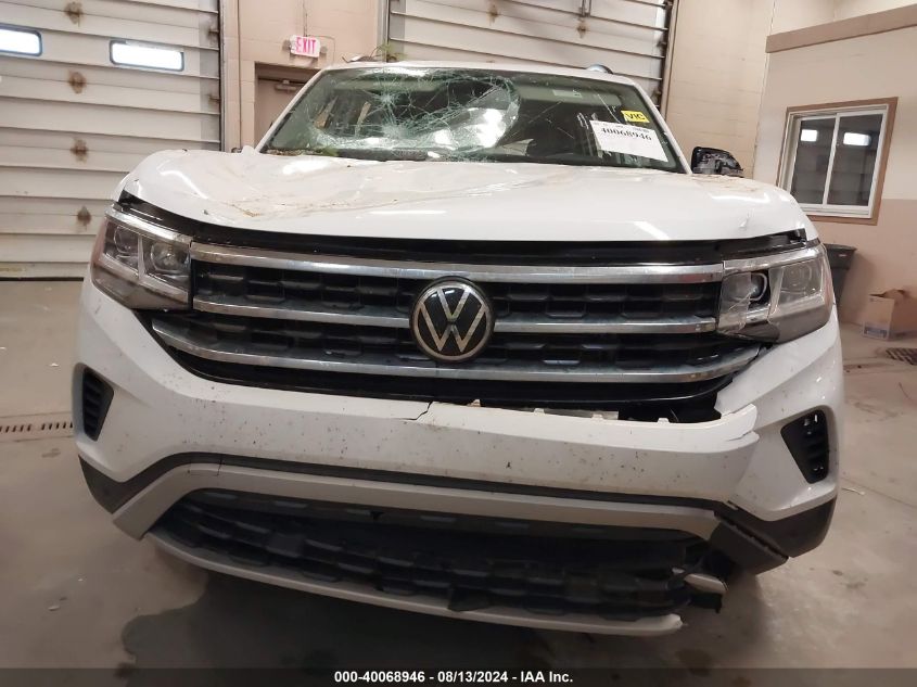 2021 Volkswagen Atlas 3.6L V6 Se W/Technology VIN: 1V2HR2CA9MC525781 Lot: 40068946