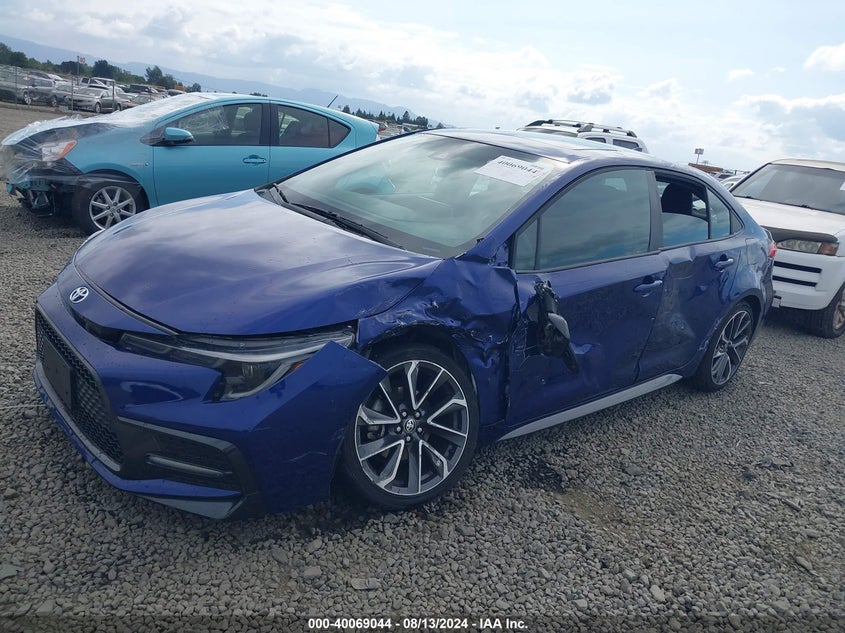VIN 5YFP4RCE7LP045493 2020 TOYOTA COROLLA SE