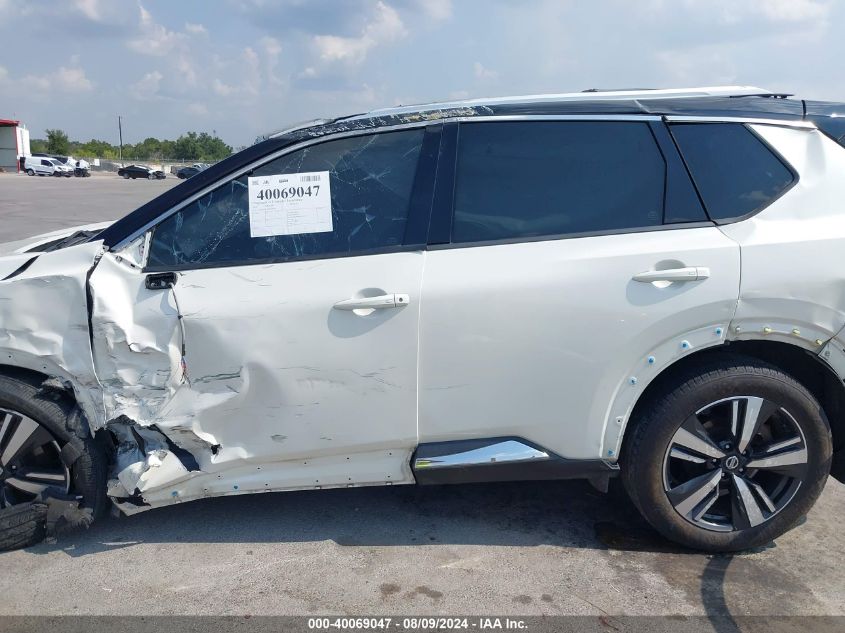 2021 Nissan Rogue Platinum Fwd VIN: JN8AT3DC3MW104474 Lot: 40069047