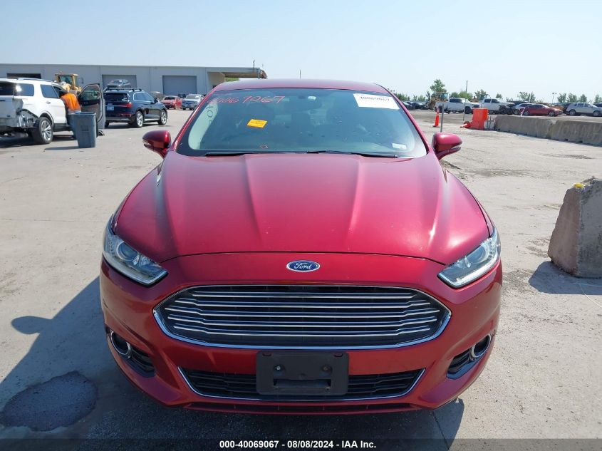 2013 Ford Fusion Titanium VIN: 3FA6P0K91DR260677 Lot: 40069067