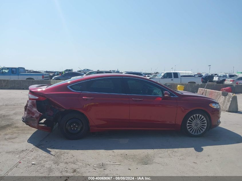 2013 Ford Fusion Titanium VIN: 3FA6P0K91DR260677 Lot: 40069067