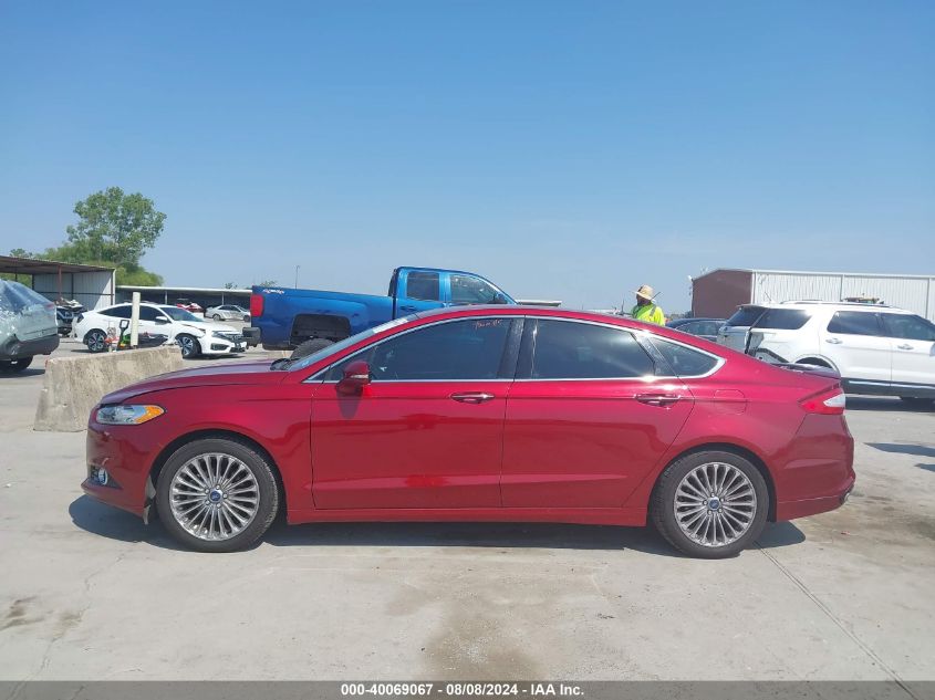 2013 Ford Fusion Titanium VIN: 3FA6P0K91DR260677 Lot: 40069067