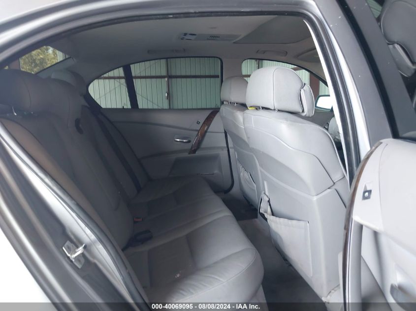 2007 BMW 525I VIN: WBANE53537CW61457 Lot: 40069095