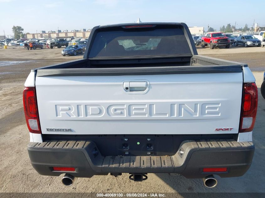 2024 Honda Ridgeline Sport VIN: 5FPYK3F11RB025378 Lot: 40069100