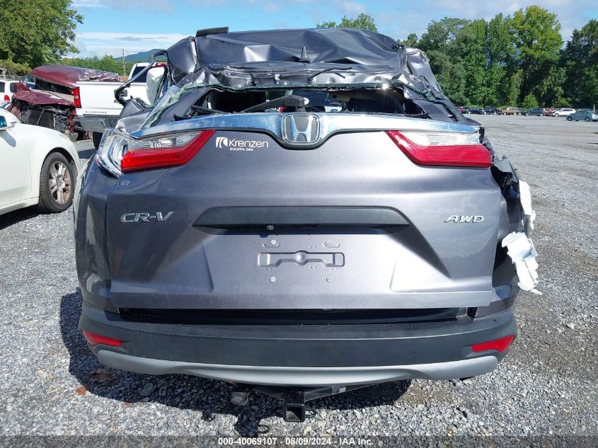 2019 Honda Cr-V Lx VIN: 2HKRW6H39KH207290 Lot: 40069107