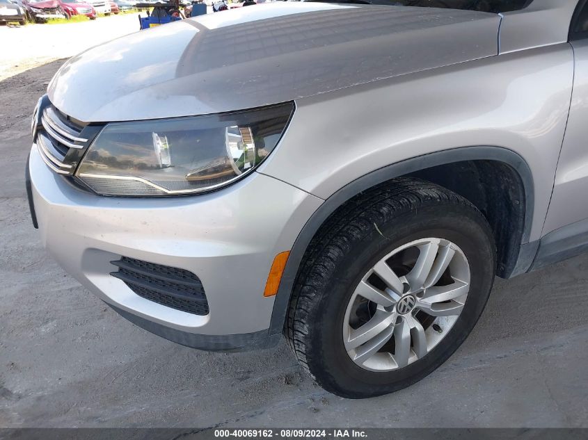 2015 Volkswagen Tiguan S VIN: WVGAV7AX7FW552218 Lot: 40069162