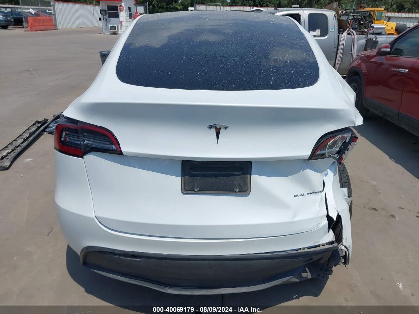 2023 Tesla Model Y Awd/Long Range Dual Motor All-Wheel Drive VIN: 7SAYGDEE7PA074747 Lot: 40069179