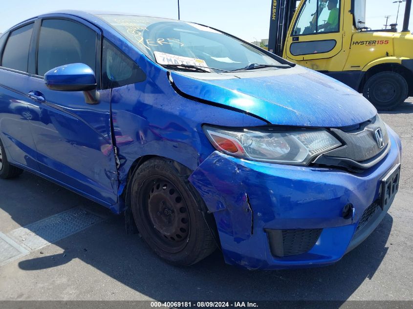 2015 Honda Fit Lx VIN: 3HGGK5H51FM786355 Lot: 40069181