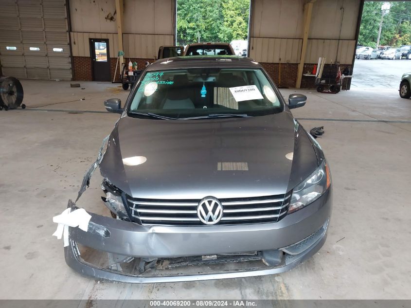 1VWBH7A32DC042190 2013 Volkswagen Passat 2.5L Se