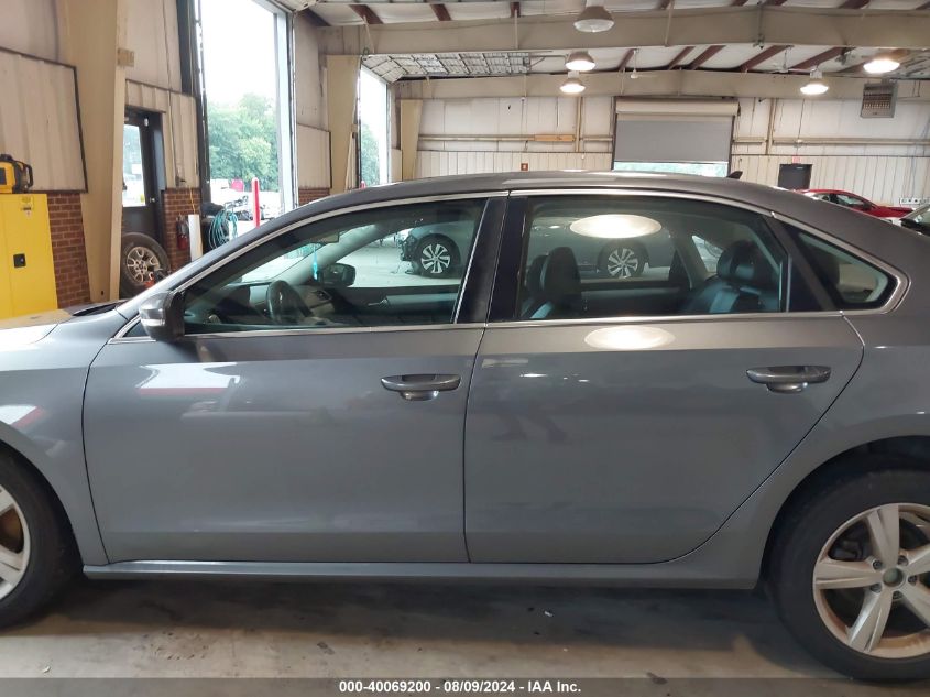 2013 Volkswagen Passat 2.5L Se VIN: 1VWBH7A32DC042190 Lot: 40069200