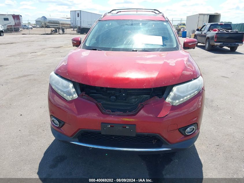 2014 Nissan Rogue Sl VIN: 5N1AT2MV1EC838617 Lot: 40069202