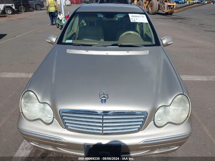 2003 Mercedes-Benz C 240 VIN: WDBRF61J73A400229 Lot: 40069230