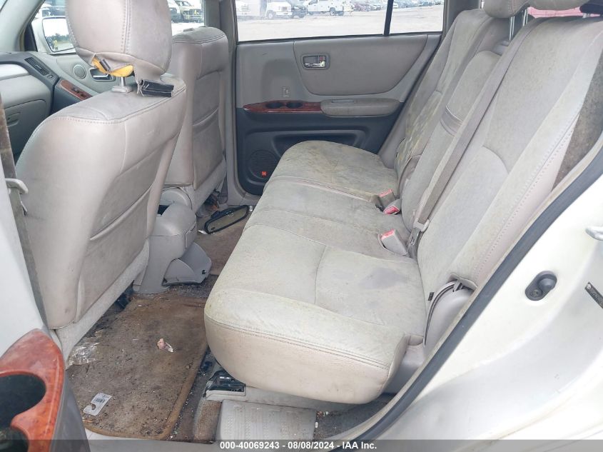 2005 Toyota Highlander Limited VIN: JTEDP21A250075091 Lot: 40069243