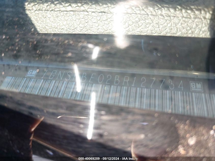 2011 Chevrolet Tahoe Lt VIN: 1GNSKBE02BR127734 Lot: 40069259