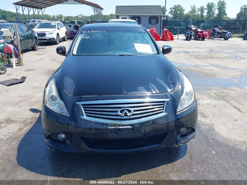 2013 Infiniti G37X VIN: JN1CV6AR9DM356690 Lot: 40069262