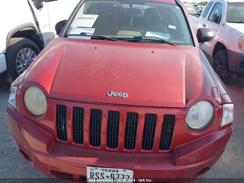 2008 Jeep Compass Sport VIN: 1J8FT47W88D679371 Lot: 40069269