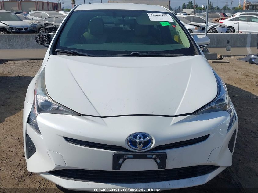 2016 Toyota Prius Two Eco VIN: JTDKARFU3G3004878 Lot: 40069321