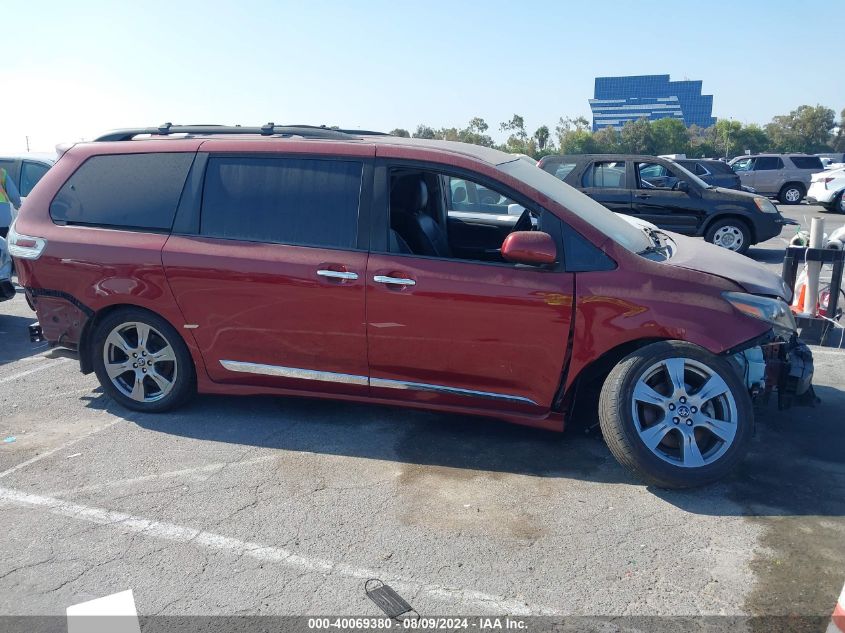 2019 Toyota Sienna Se 8 Passenger VIN: 5TDXZ3DC0KS990156 Lot: 40069380