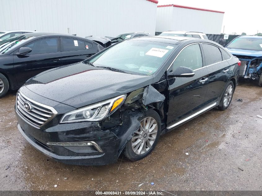 5NPE34AF9FH020122 2015 HYUNDAI SONATA - Image 2