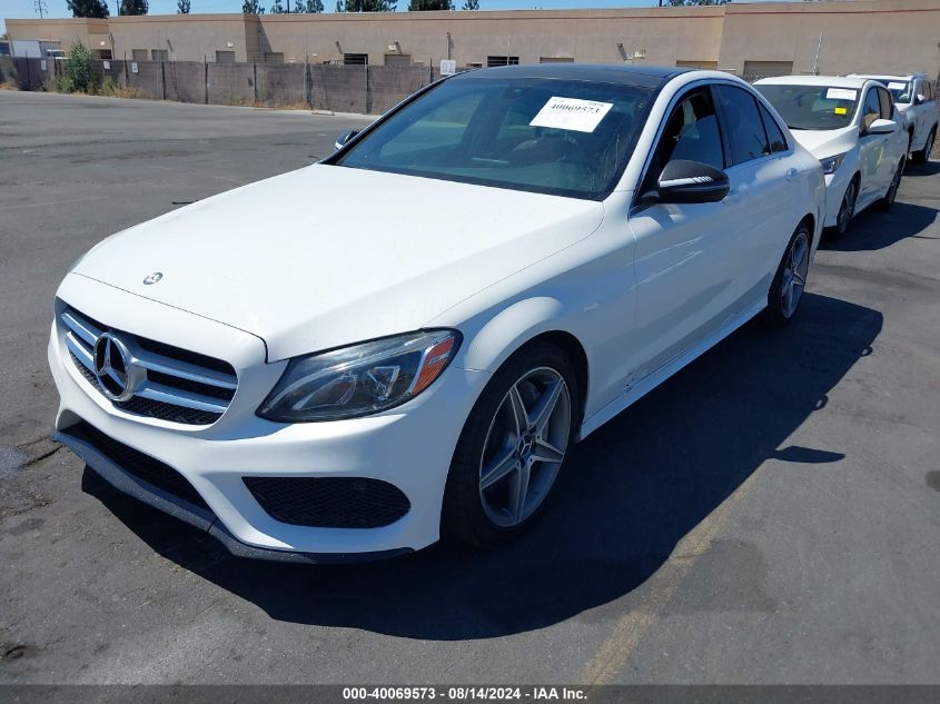 55SWF4JB5GU162507 2016 MERCEDES-BENZ C CLASS - Image 2