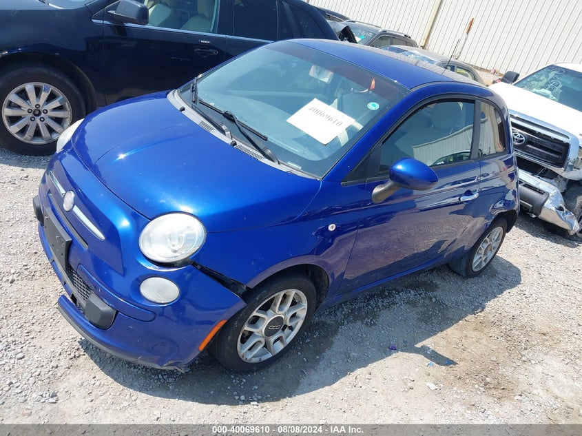 2012 Fiat 500 Pop VIN: 3C3CFFAR9CT385064 Lot: 40069610