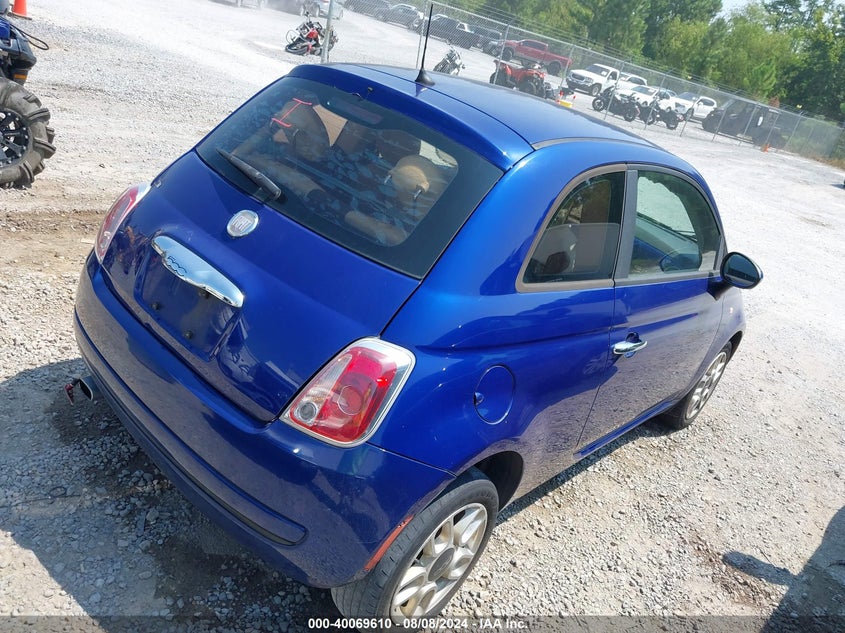 2012 Fiat 500 Pop VIN: 3C3CFFAR9CT385064 Lot: 40069610