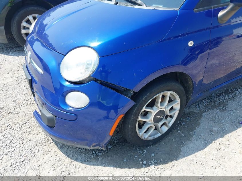 2012 Fiat 500 Pop VIN: 3C3CFFAR9CT385064 Lot: 40069610