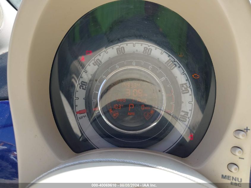 2012 Fiat 500 Pop VIN: 3C3CFFAR9CT385064 Lot: 40069610