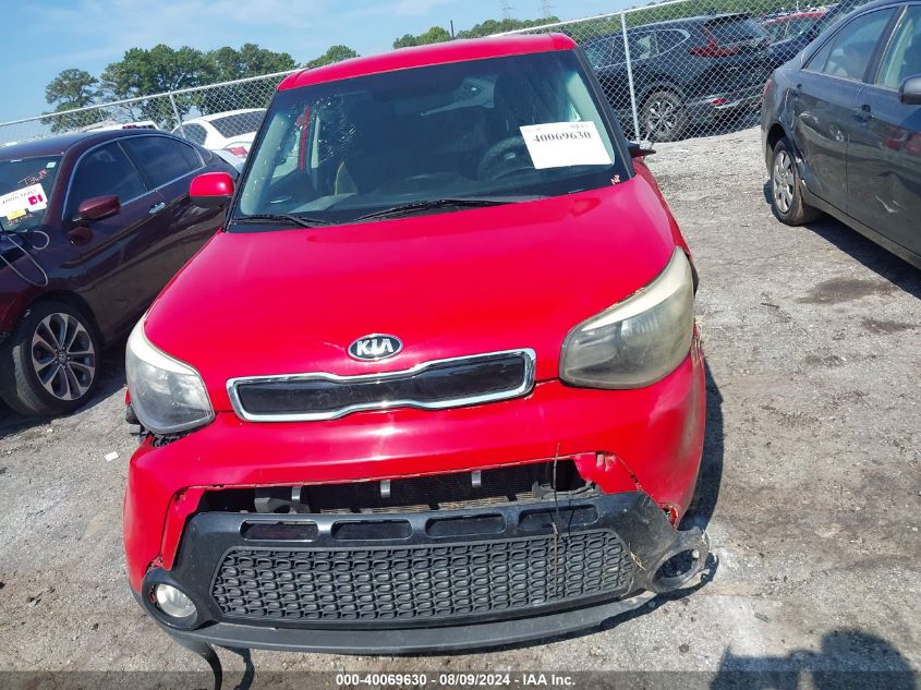 2016 Kia Soul + VIN: KNDJP3A59G7822115 Lot: 40069630