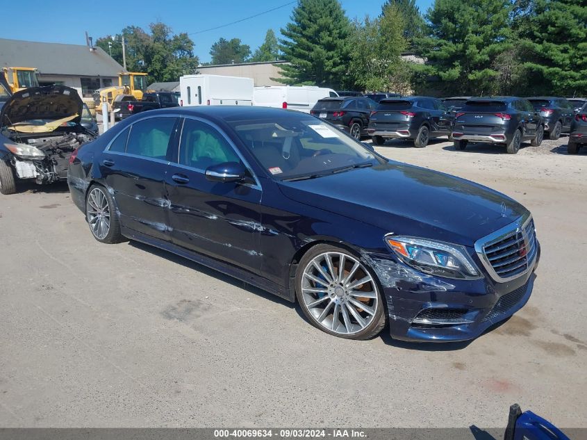 WDDUG6DBXGA261724 2016 MERCEDES-BENZ S CLASS - Image 1