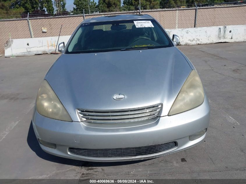 2003 Lexus Es 300 VIN: JTHBF30G230149065 Lot: 40069636