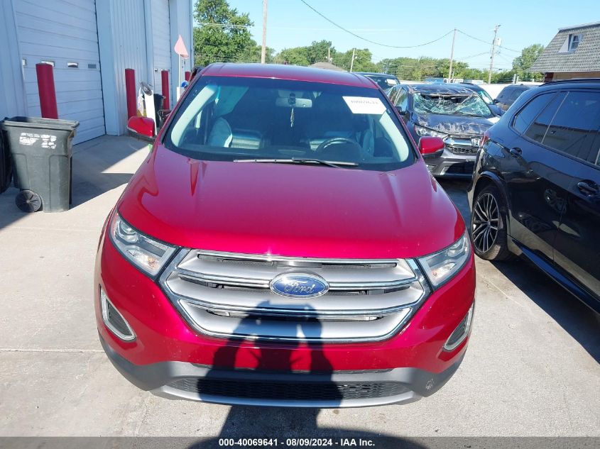 2017 Ford Edge Sel VIN: 2FMPK4J97HBC67977 Lot: 40069641