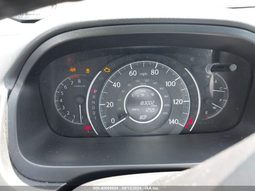 2012 Honda Cr-V Ex-L VIN: 5J6RM4H75CL082440 Lot: 40069654