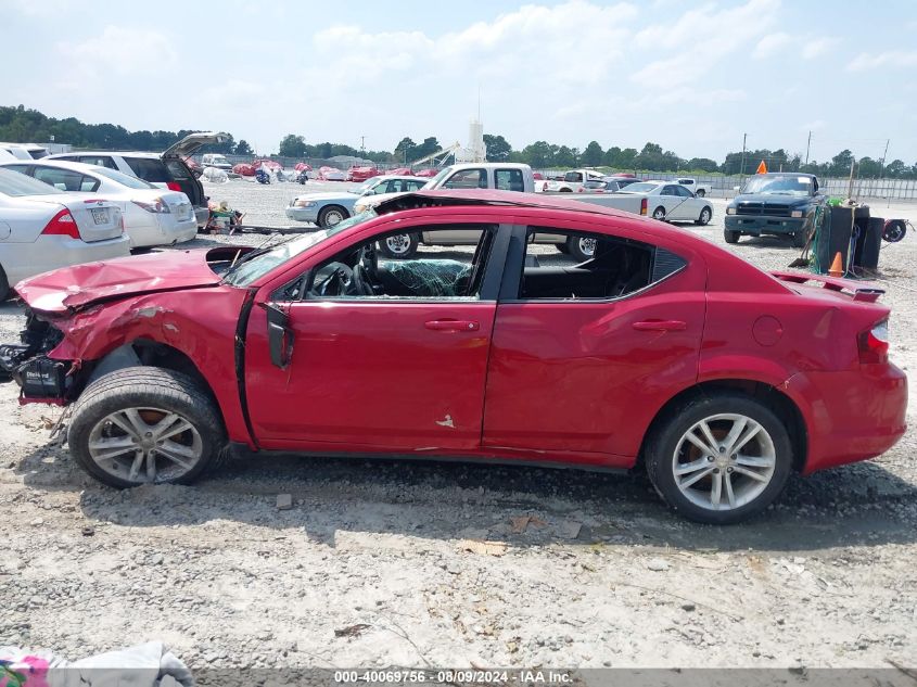 1C3CDZAG3DN688638 2013 Dodge Avenger Se V6