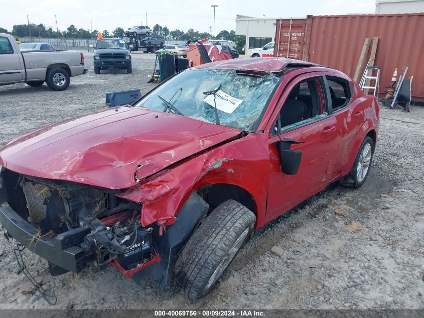 1C3CDZAG3DN688638 2013 Dodge Avenger Se V6