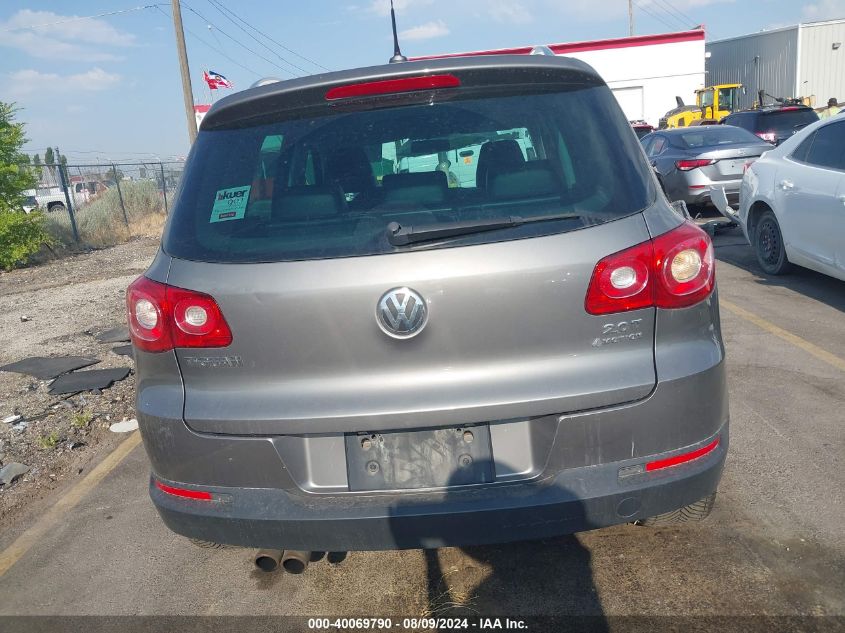 2011 Volkswagen Tiguan Se VIN: WVGBV7AX0BW537140 Lot: 40069790