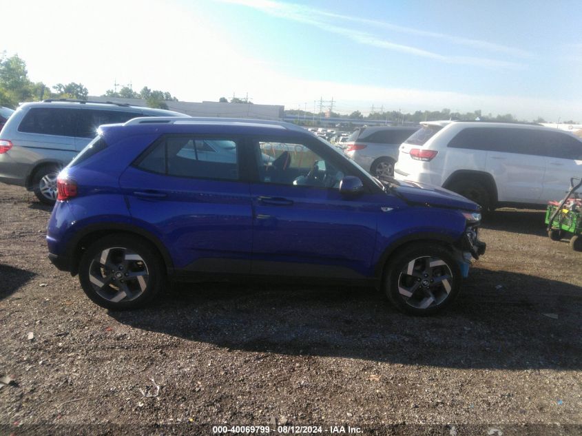 2021 Hyundai Venue Sel VIN: KMHRC8A38MU089767 Lot: 40069799