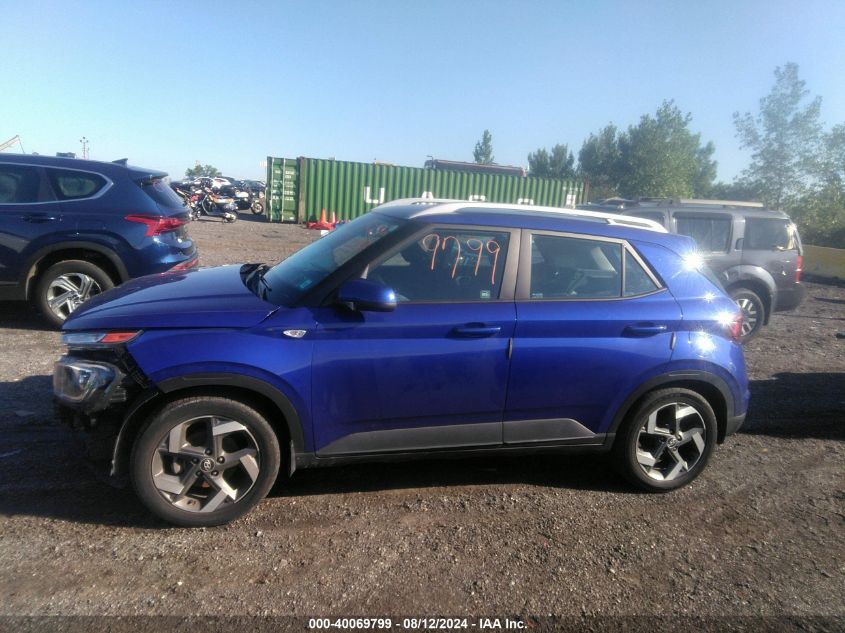 2021 Hyundai Venue Sel VIN: KMHRC8A38MU089767 Lot: 40069799