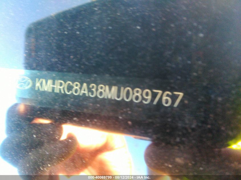2021 Hyundai Venue Sel VIN: KMHRC8A38MU089767 Lot: 40069799