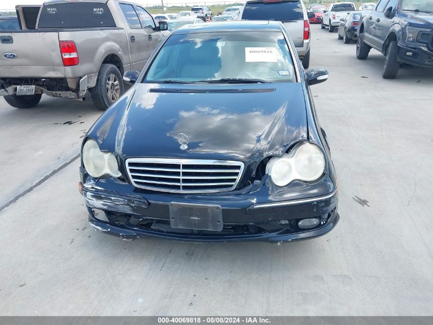 2007 Mercedes-Benz C 230 Sport VIN: WDBRF52H17F905780 Lot: 40069818