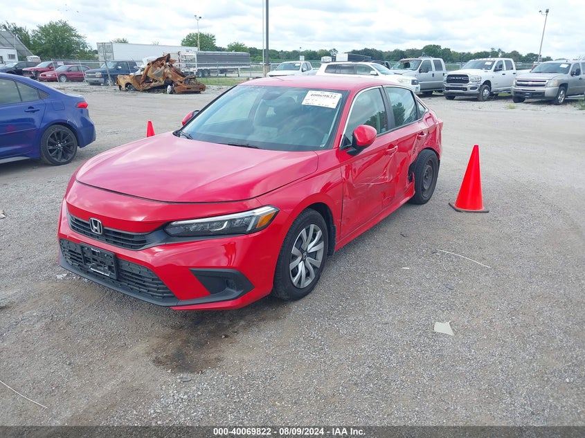 2022 HONDA CIVIC 2.0L I-4 DI, DOHC, V(VIN: 2HGFE2F24NH523364
