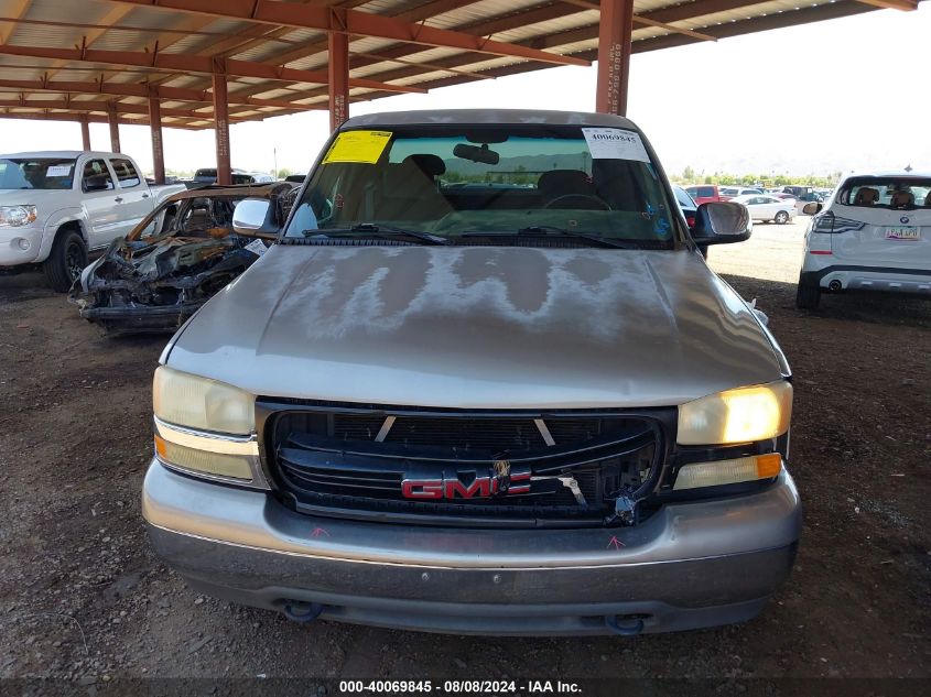 2001 GMC Sierra 1500 Sle VIN: 2GTEC19V411269805 Lot: 40069845